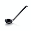 Melamine Chinese Soup Spoon Ladle (Black)