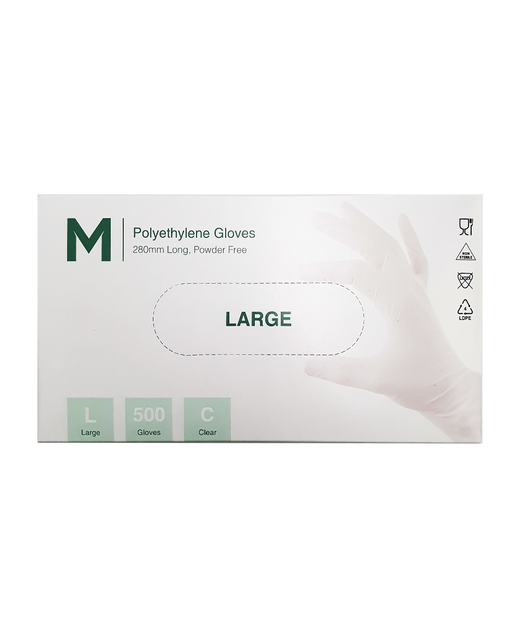 Disposable Polyethylene Gloves (Large)