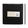 Paper Regular Straight Straws (Black)