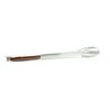 Stainless Steel Tong With Red Steel Handle