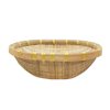 Round Bamboo Colander Basket