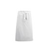 Polycotton Short Half Waist Apron (White)