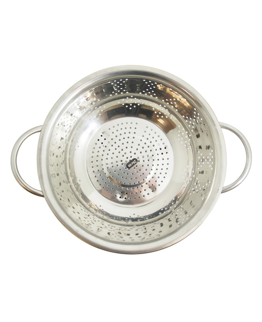 Stainless Steel Colander (Flat Base)