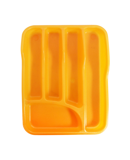 Plastic Cutlery Tray 5 Compartment Coloured