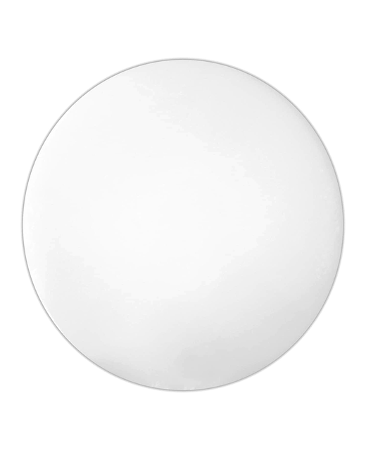 Round Plastic Chopping Board (White)