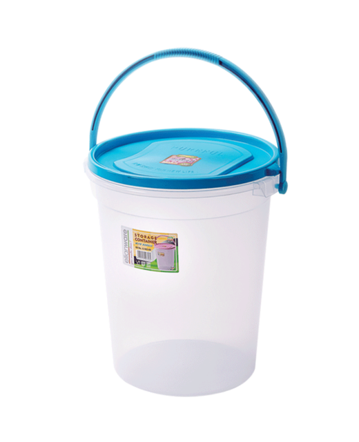 Round Storage Container With Handle