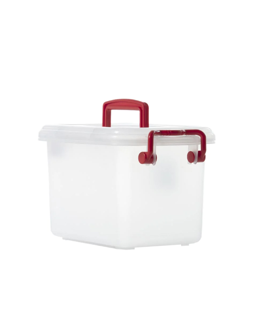 Storage Box With Clip Lid