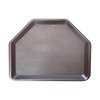 Plastic Snack Tray (Brown)