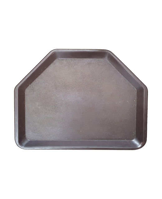 Plastic Snack Tray (Brown)