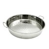 Stainless Steel Deep Round Steam Tray With Hole