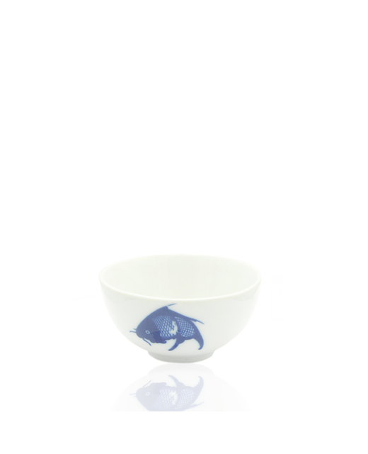 Crockery Bowl (Blue Carp)