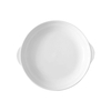 Crockery Dish With Handle (White)