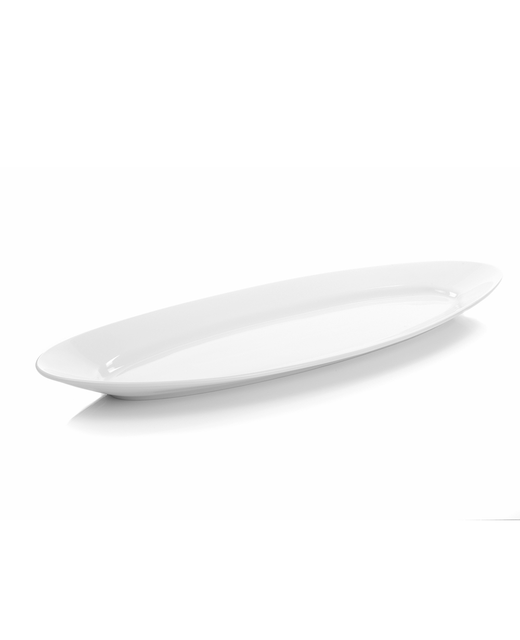 Crockery Melon Style Plate (White)