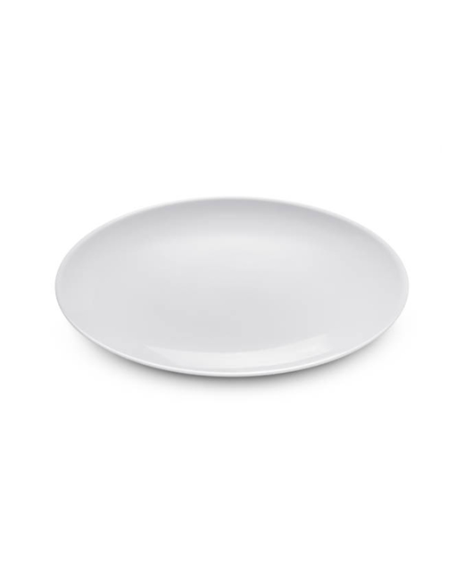 Crockery Shallow Oval Plate (White)