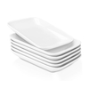 Crockery Rectangle Plate (White)