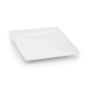 Crockery Square Flat Platter (White)