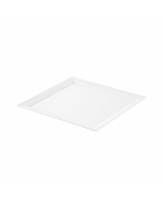 Crockery Square Plate (White)