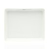 Crockery Rectangular Oven Plate (White)