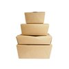 Brown Paperboard Meal Pail 50pcs