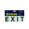 Plastic Sign [Exit]