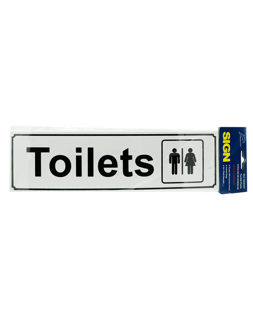 Plastic Sign [Toilets]