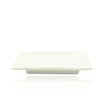 Crockery Bamboo Shape Platter (White)