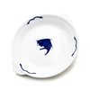 Crockery Dish With Handle (Blue Carp)