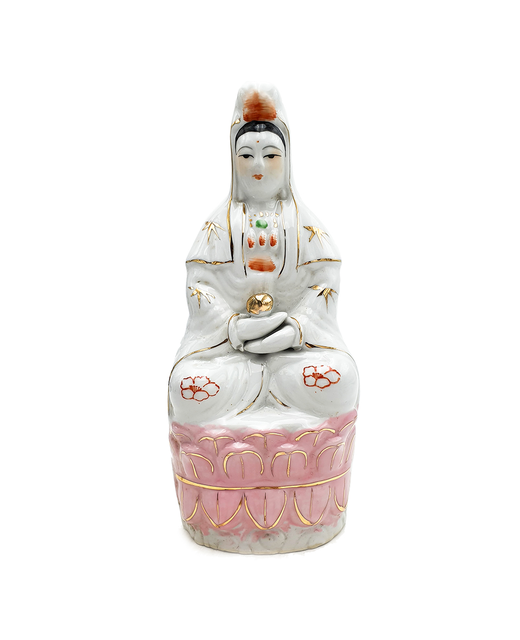 Guanyin Sitting Lotus Buddha Statue