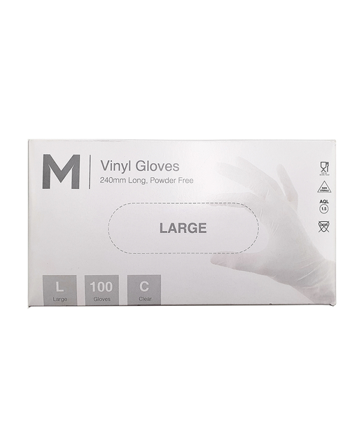 Disposable Vinyl Gloves (Large)